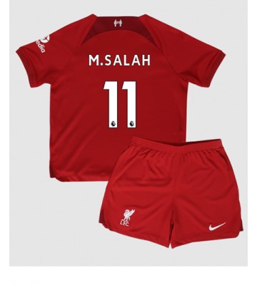 Liverpool Mohamed Salah #11 Hjemmedraktsett Barn 2022-23 Kortermet (+ Korte bukser)